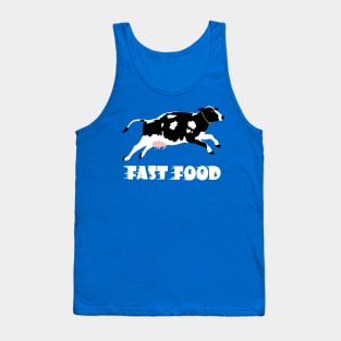 Cow Fast Food Tank Top